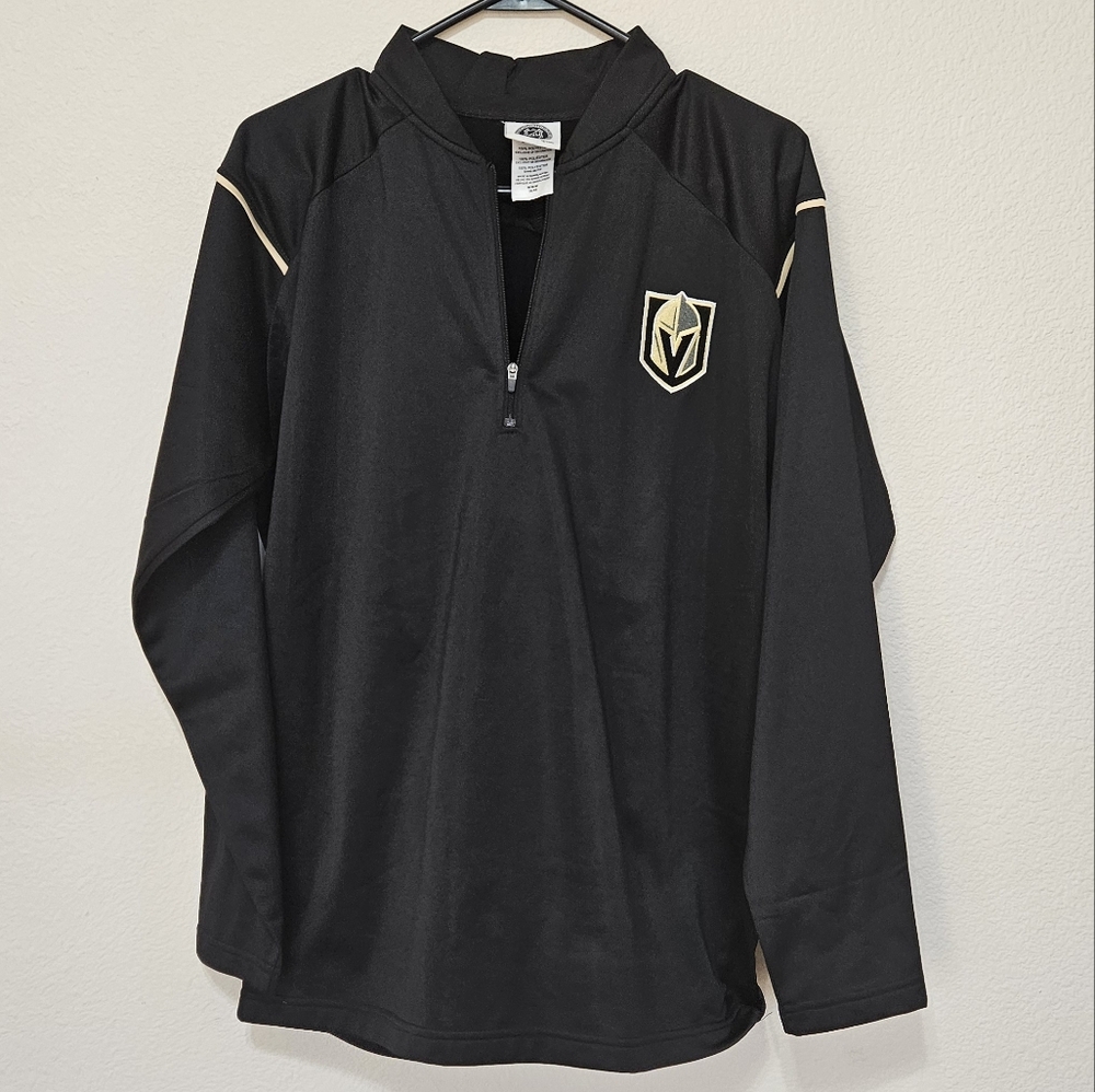 NHL Las Vegas Golden Knights Black 1/4 Zip Pullover